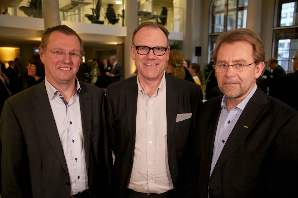 Johan Wadman, trafikdirektör UL, Christer Jernberg, VD Linkon och Karl-Johan Bodell, trafikdirektör KLT